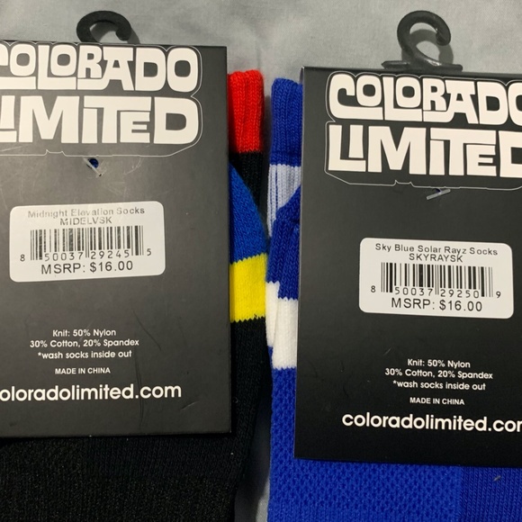 Colorado Socks 4 Brand New Pairs - Picture 6 of 6